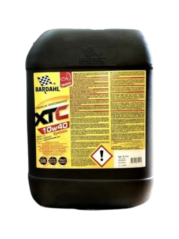 Моторное масло Синтетическое Bardahl XTC 10W-40 20 л