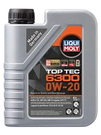 Моторное масло Синтетическое LIQUI MOLY TOP TEC 6300 0W-20 1 л