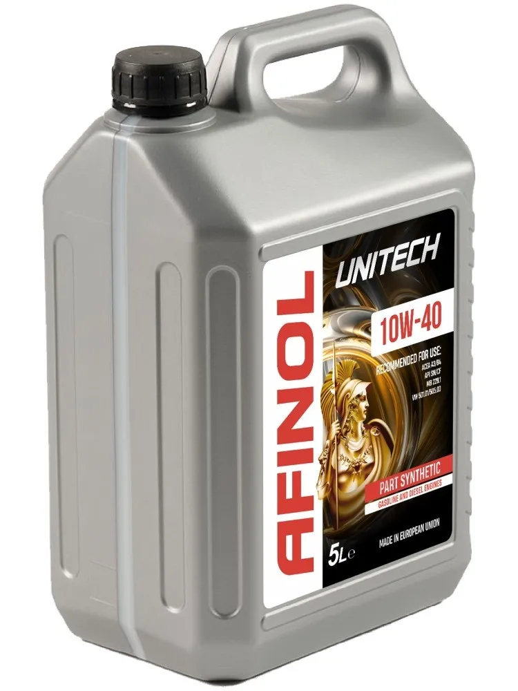 Моторное масло Полусинтетическое AFINOL Unitech 10W-40 5 л