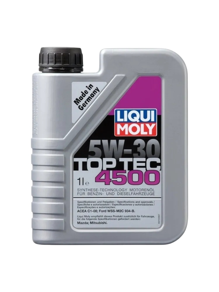 Моторное масло Синтетическое LIQUI MOLY TOP TEC 4500 5W-30 1 л