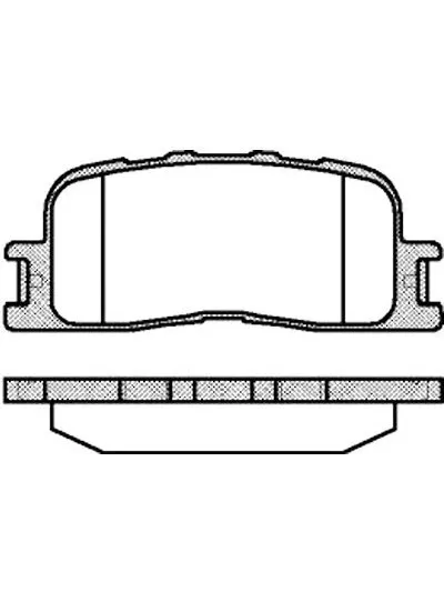Колодки Remsa задние 0854