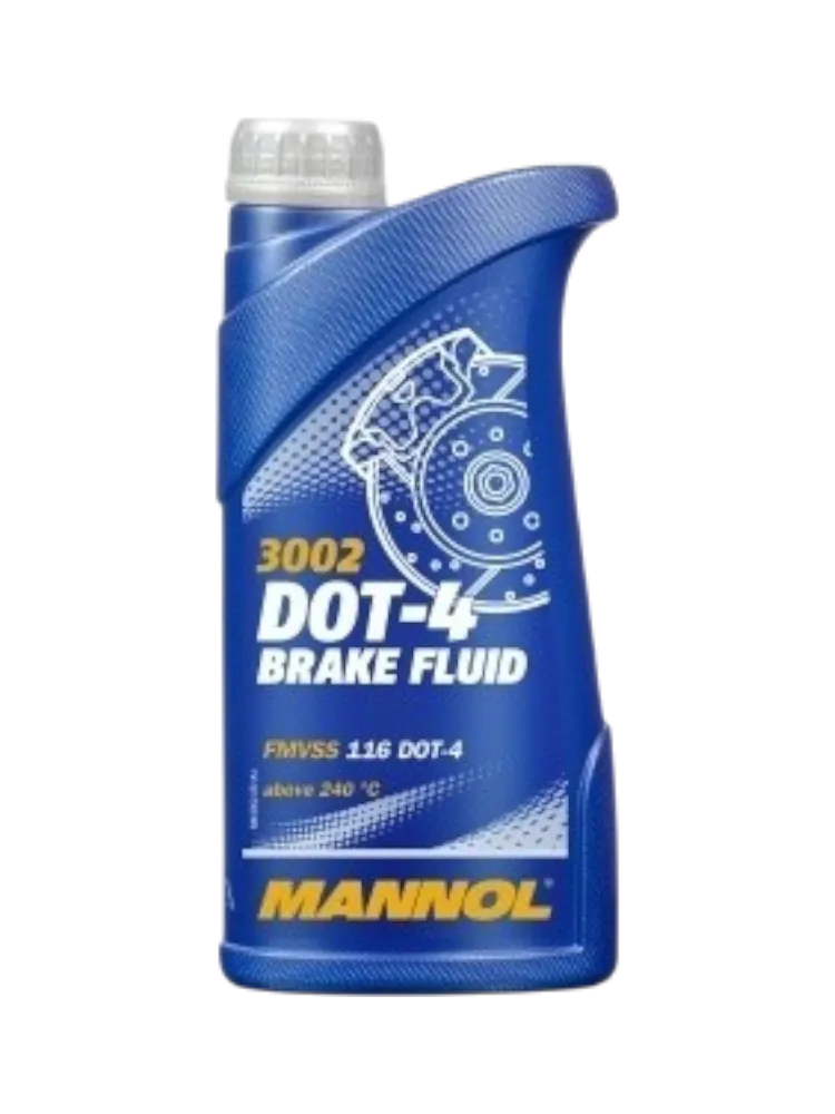 Тормозная жидкость гликолевая Mannol 3002 DOT-4 1 л