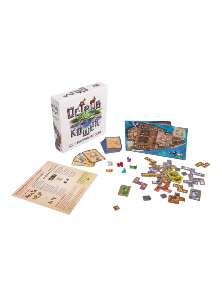 Настольная игра GaGa Остров Кошек: Долгожданные Гости GG188 - фото 4