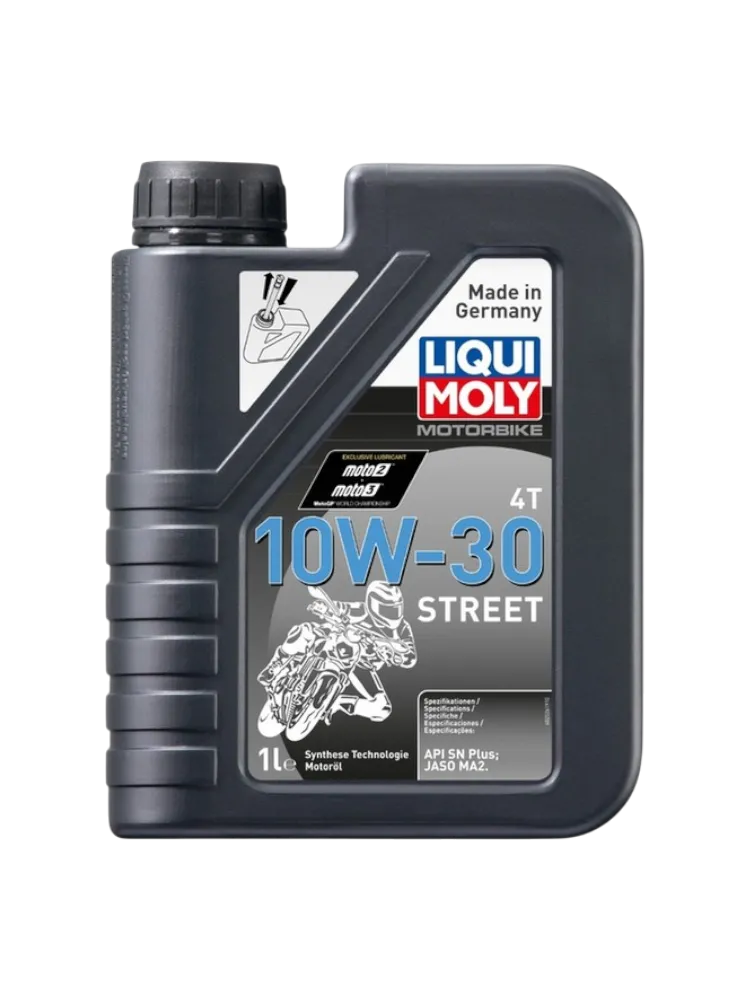 Моторное масло Синтетическое LIQUI MOLY STREET 4T 10W-30 1 л