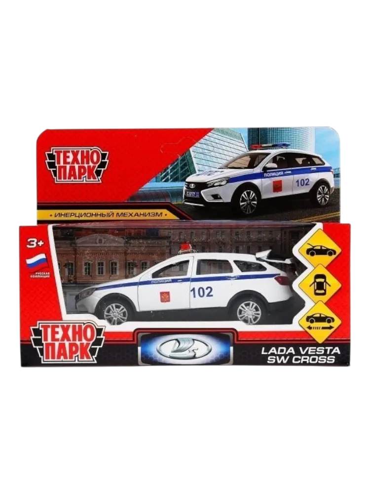 Технопарк LADA VESTA SW CROSS ПОЛИЦИЯ VESTACROSS-12POL-WH,