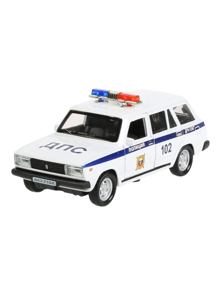 Технопарк ВАЗ-2104 ЖИГУЛИ ПОЛИЦИЯ 2104-12SLPOL-WH,