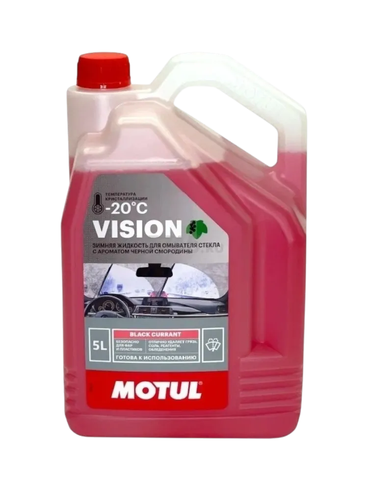 Жидкость для стеклоомывателя Motul Vision Black Currant -20°C 5 л