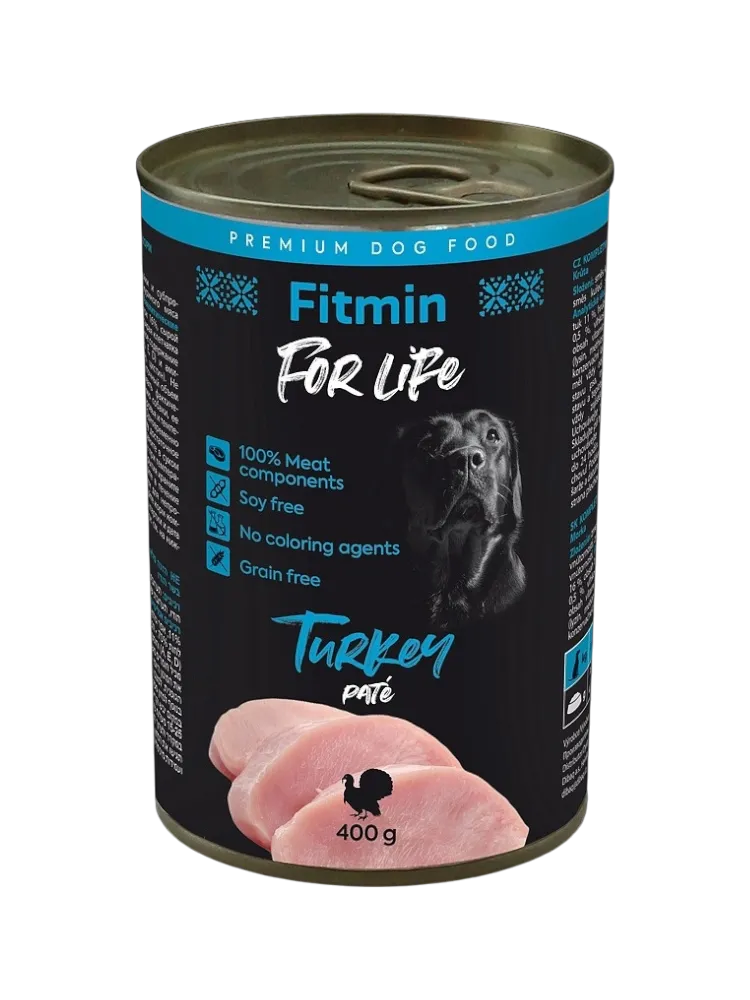 Корм Fitmin For Life Индейка для всех пород 400 г 1 шт