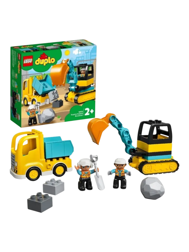 Конструктор LEGO DUPLO Грузовик и гусеничный экскаватор, деталей 20 шт - фото 3