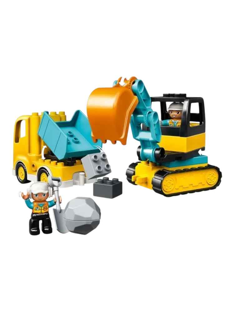 Конструктор LEGO DUPLO Грузовик и гусеничный экскаватор, деталей 20 шт - фото 4