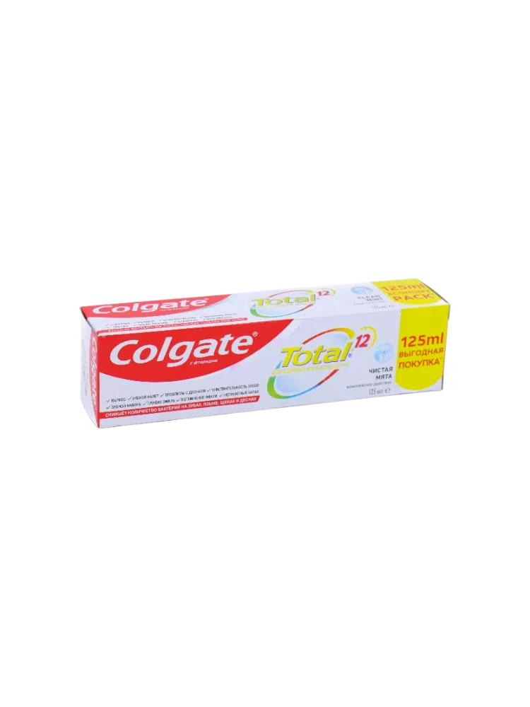 ЗУБ ПАСТА COLGATE TOTAL 12 125МЛ ЧИСТАЯ МЯТА