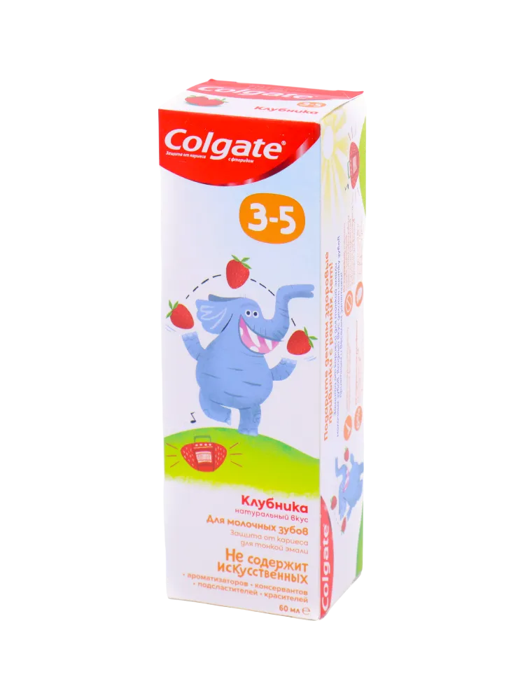 ЗУБ ПАСТА COLGATE 60МЛ КЛУБНИКА 3-5 ЛЕТ