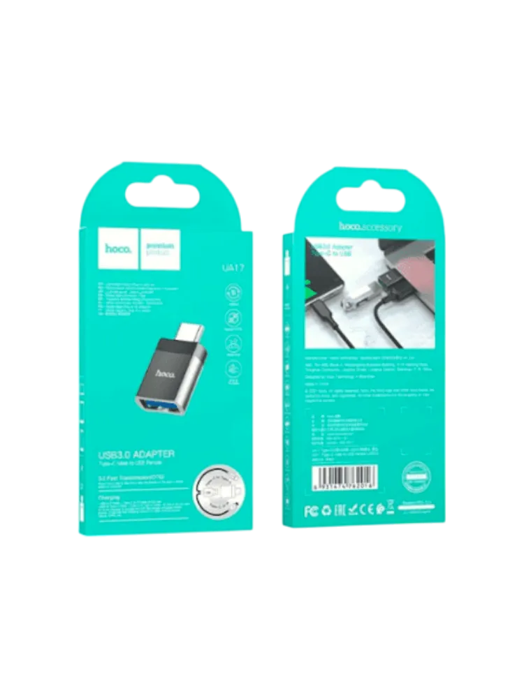 Адаптер Hoco для Type-C на USB UA17 T.C