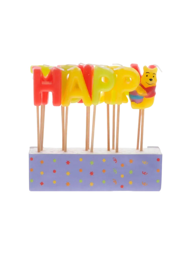 СВЕЧИ Д/ТОРТА БУКВЫ HAPPY BIRTHDAY