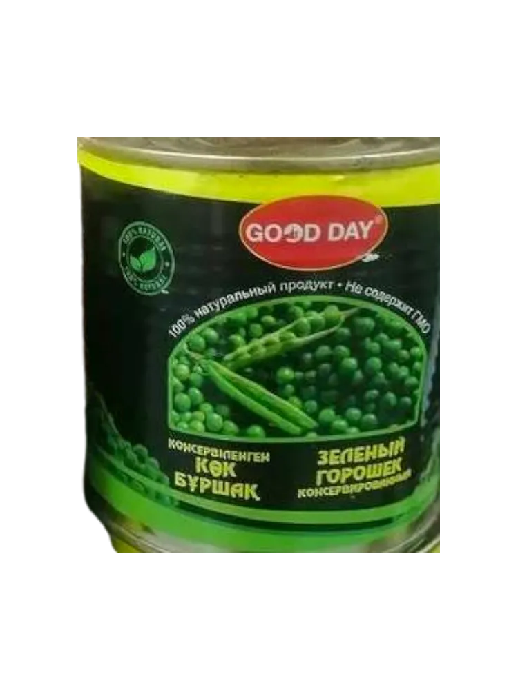 ГОРОХ ЗЕЛ GOOD DAY 425МЛ КОНСЕРВИР