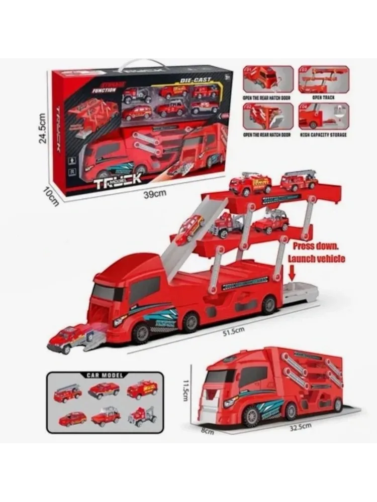Эвакуатор Truck model красный