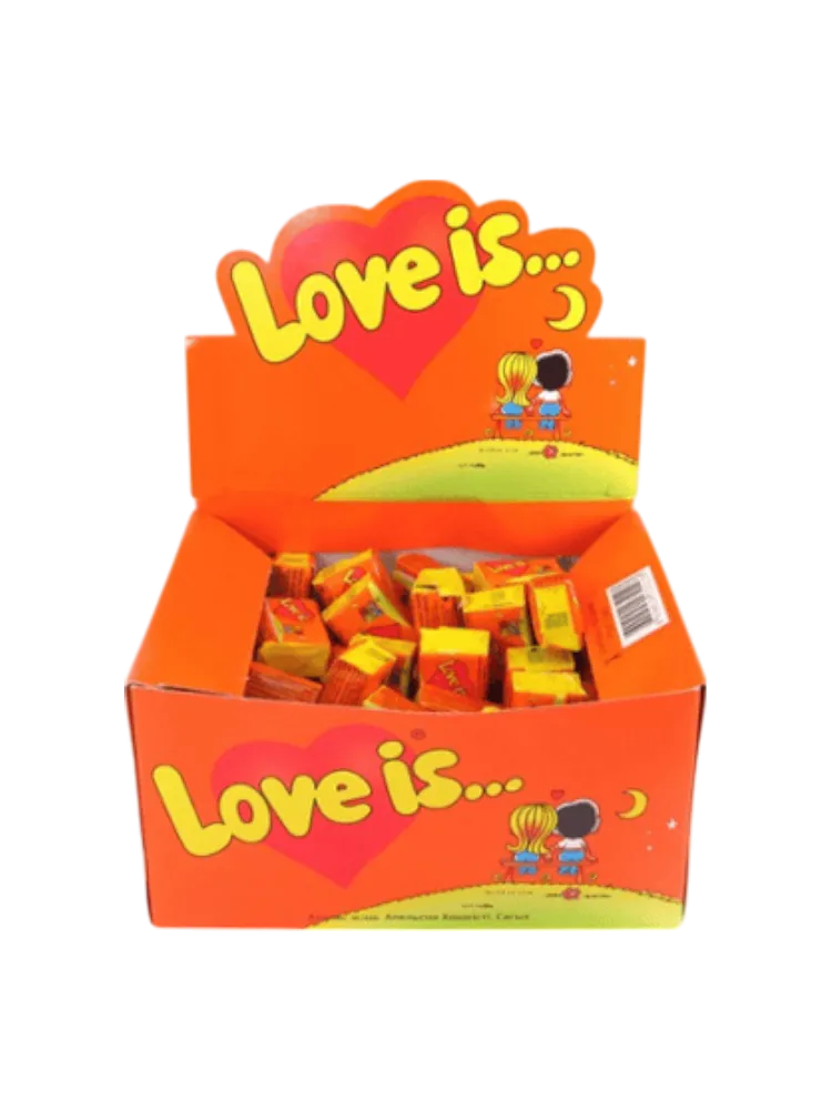Жевательная резинка "Love is" Апельсин-Ананас 4,2гр х 100 шт