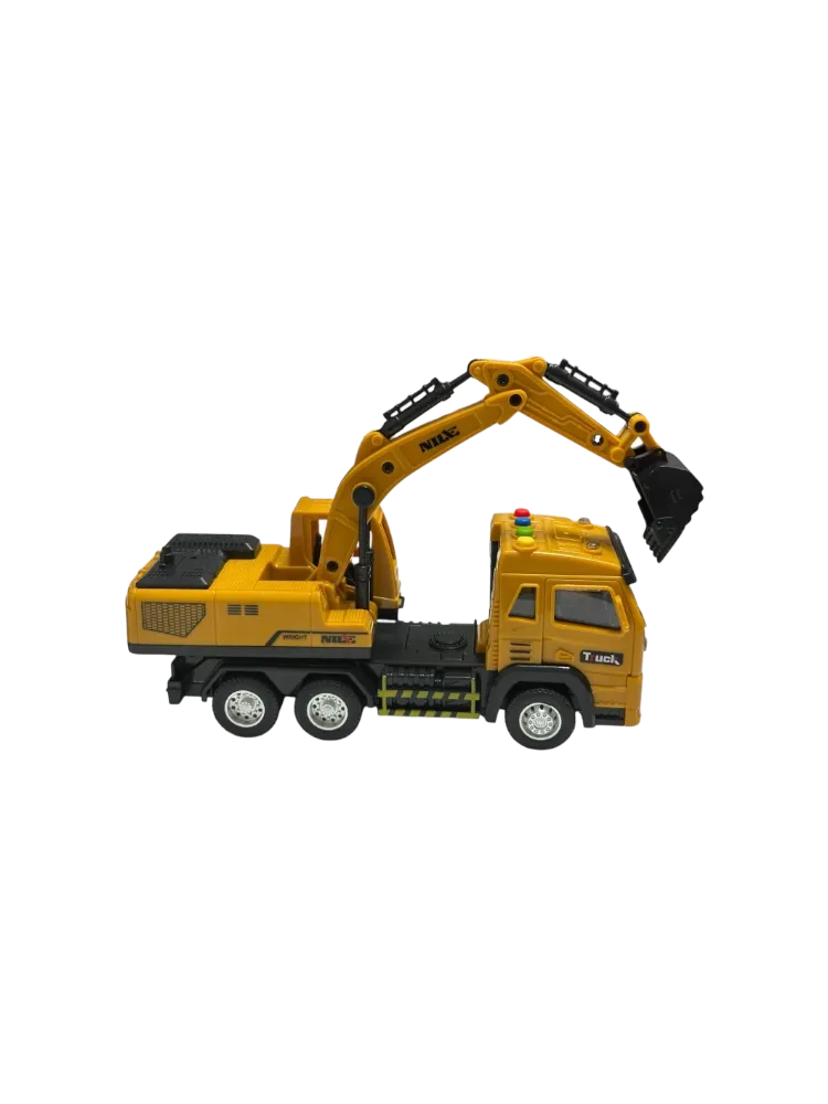 Экскаватор NILI TRUCK черный, коричневый