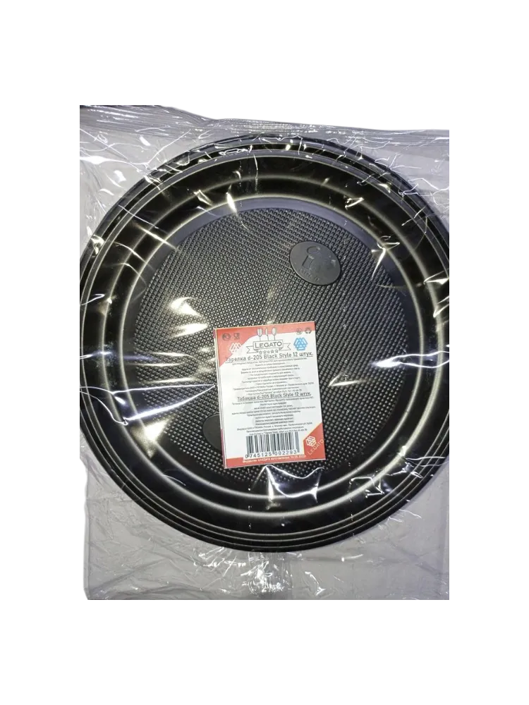 ТАРЕЛКА BLACK STYLE 205ММ 12ШТ
