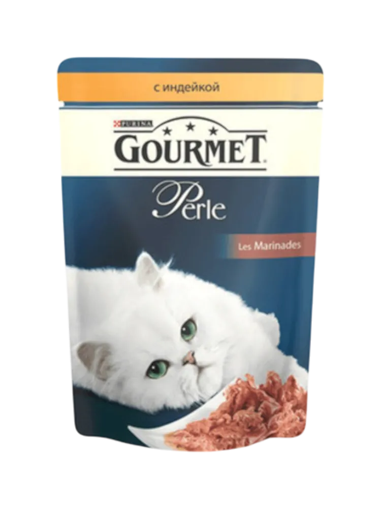 КОРМ Д/КОШЕК GOURMET 85Г ИНДЕЙКА КОНС