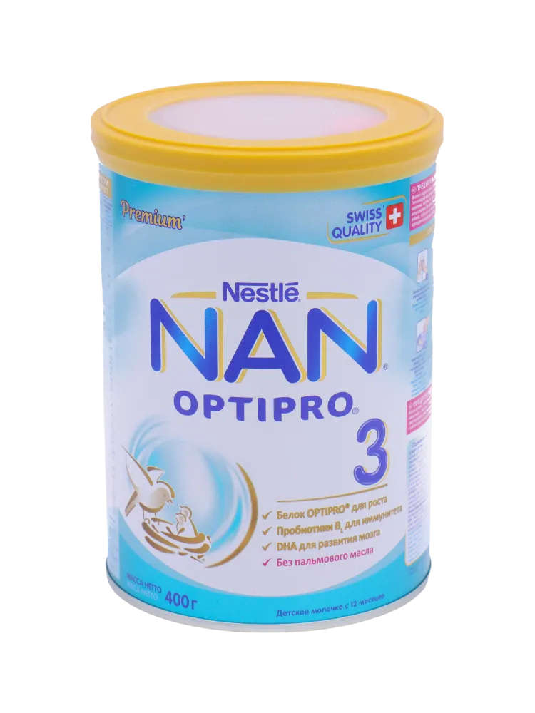 МОЛ СМЕСЬ NESTLE 400Г NAN 3