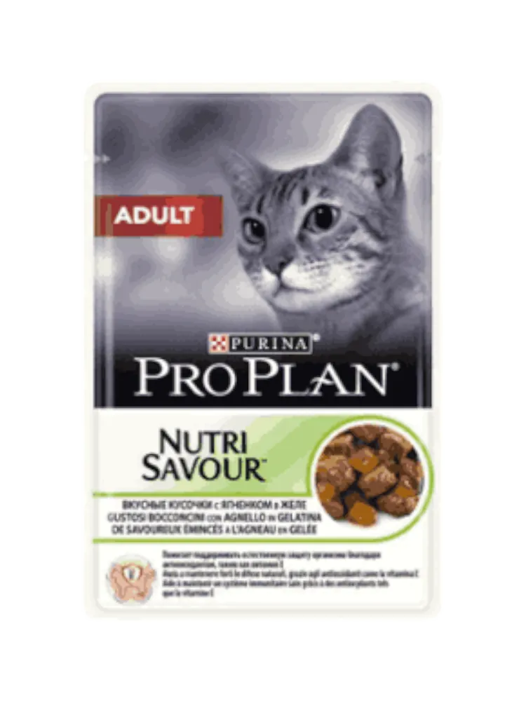 Proplan для взрослых кошек со вкусом ягненка 85г
