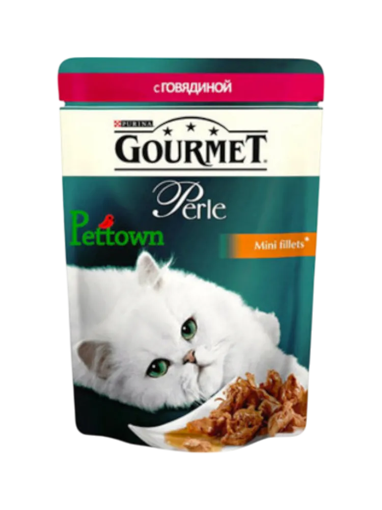 КОРМ Д/КОШЕК GOURMET GOLD 85Г ГОВЯДИНА С ТОМАТОМ