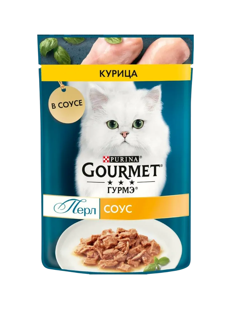 КОРМ Д/КОШЕК GOURMET PERLE КУРИЦА 75ГР