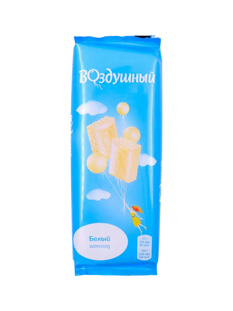 ШОКОЛАД ВОЗДУШНЫЙ 85Г БЕЛЫЙ ПОРИСТЫЙ