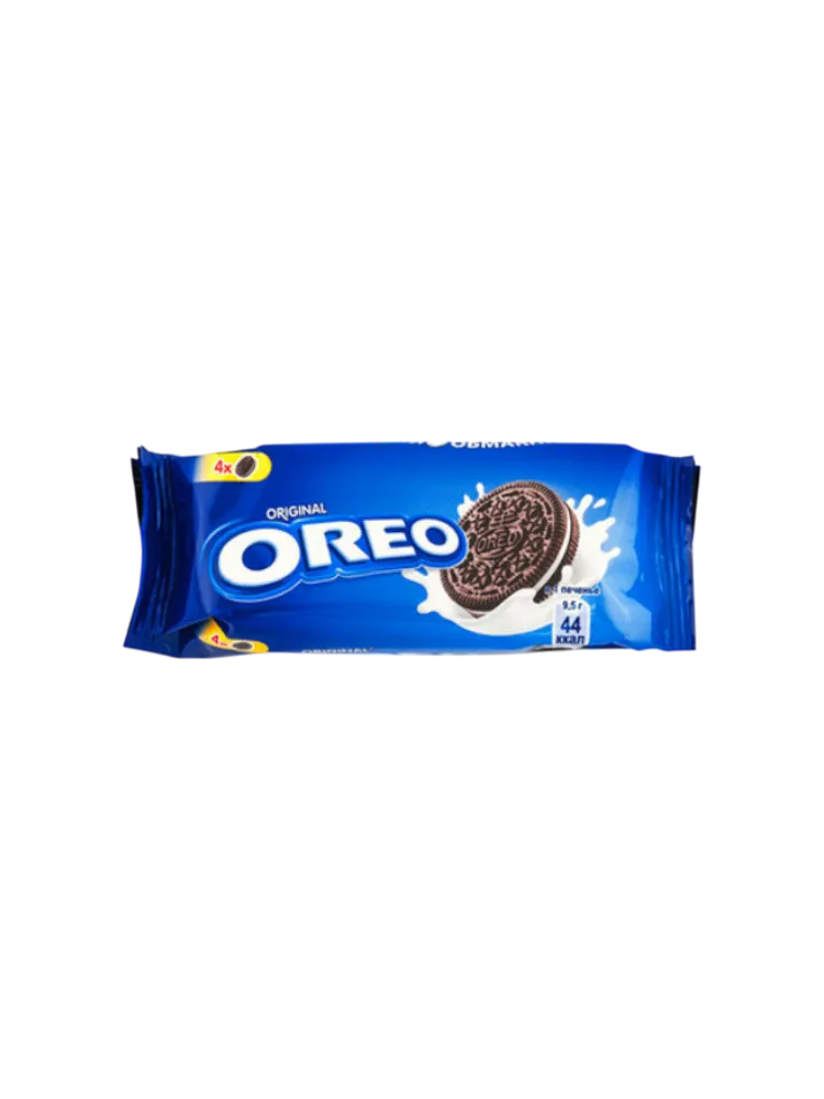 ПЕЧЕНЬЕ OREO 38Г С КАКАО И КРЕМОВОЙ НАЧ ВАНИЛЬНОГО ВКУСА - фото 1