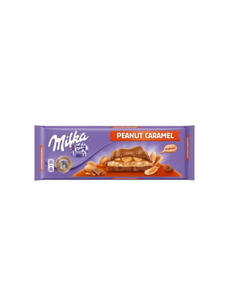 ШОКОЛАД MILKA 276Г МОЛОЧНЫЙ КАРАМЕЛЬ/АРАХИС