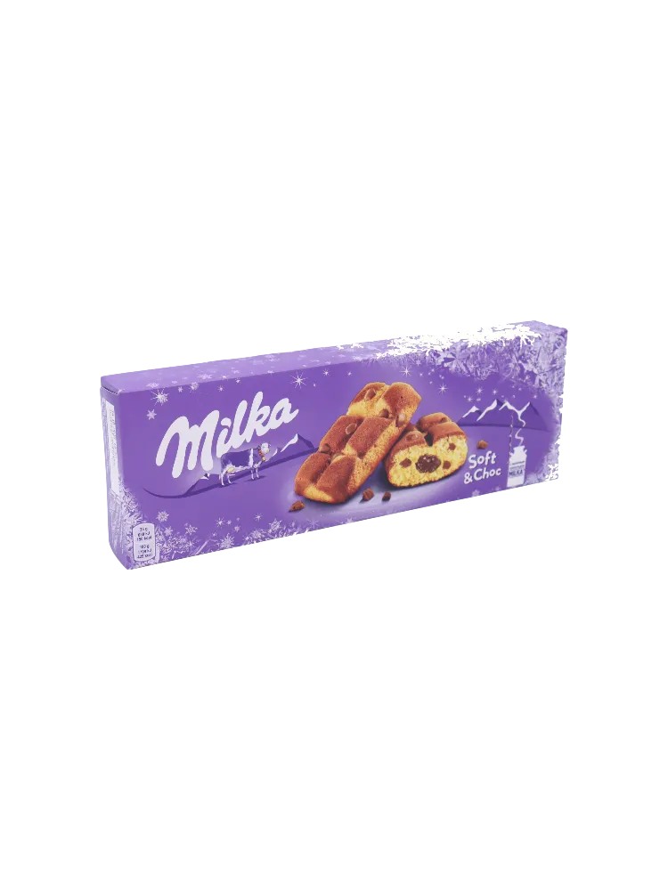 ПЕЧЕНЬЕ MILKA 175Г ПИРОЖНОЕ БИСКВИТНОЕ С ШОК НАЧИНКОЙ