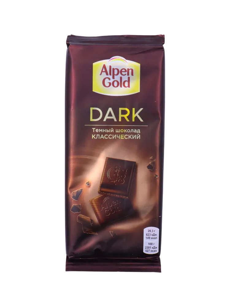 ШОК ALPEN GOLD 85Г ТЕМНЫЙ