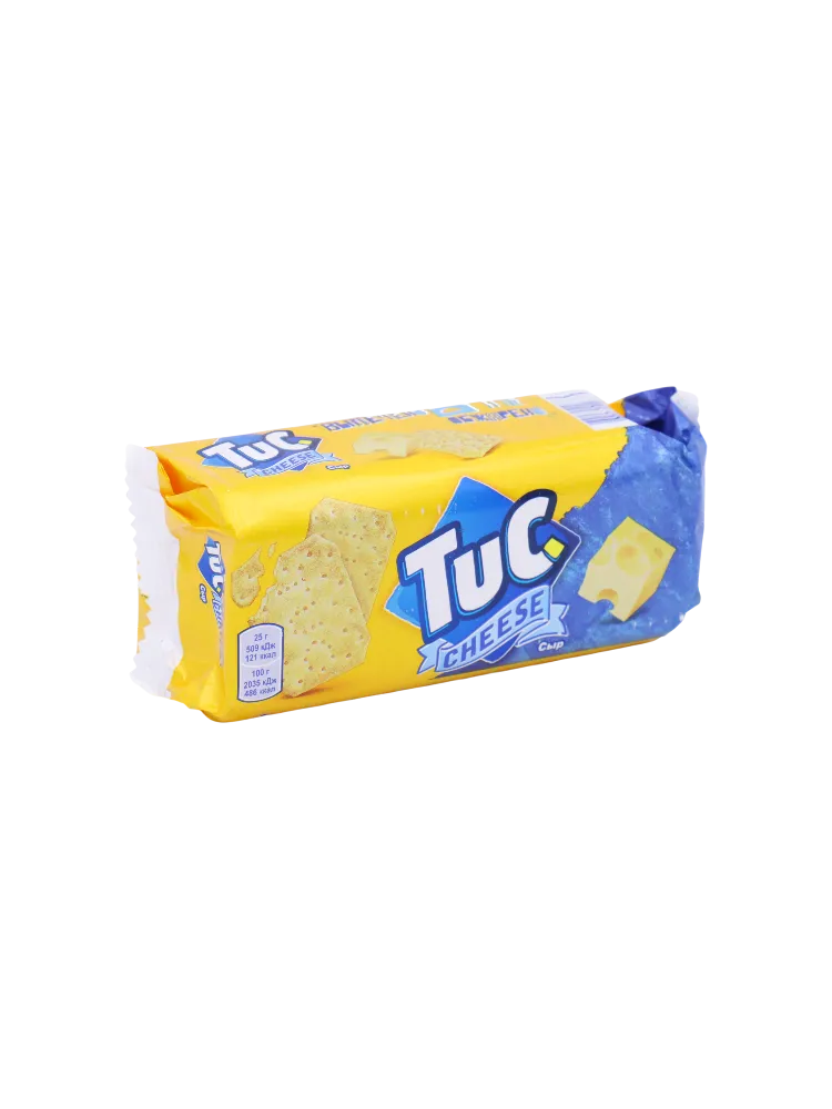 КРЕКЕР TUC 100Г СОЛЕНЫЙ СО ВКУСОМ СЫРА 
