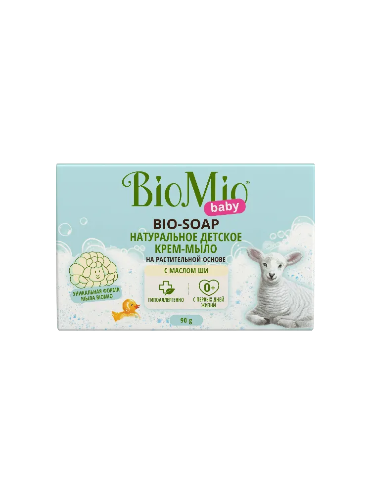 КРЕМ МЫЛО BIOMIO BABY BIO CREAM-SOAP 90Г