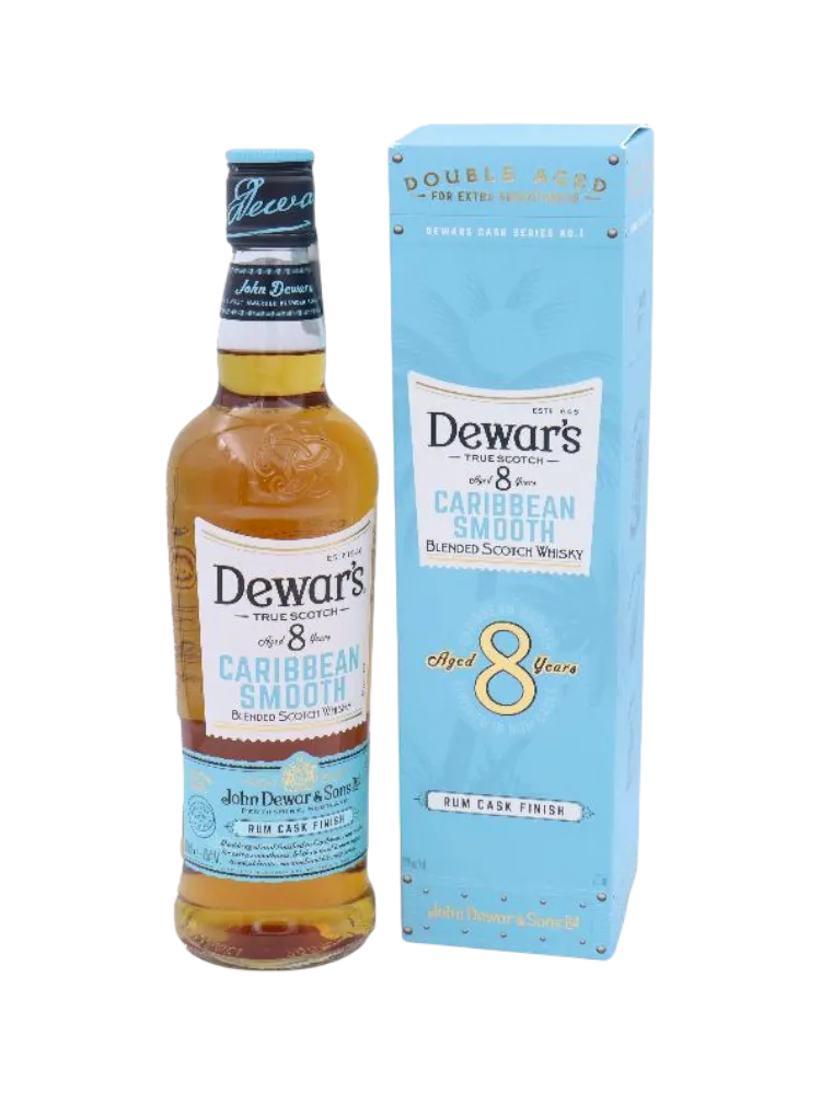 ВИСКИ DEWARS 0.7Л CARIBBEAN SMOOTH 8ЛЕТ - фото 1