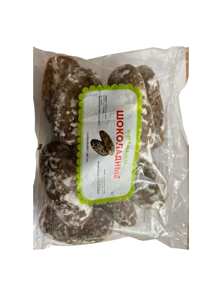 ПРЯНИКИ 400Г ШОКОЛАДНЫЕ