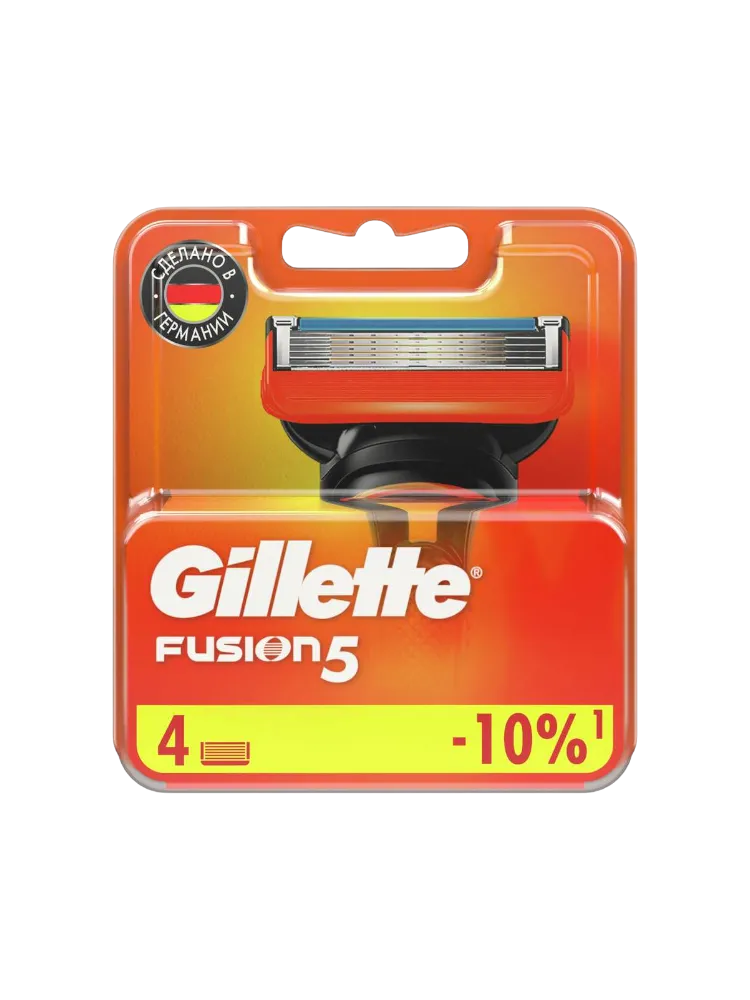 КАССЕТЫ GILLETTE FUSION 4ШТ