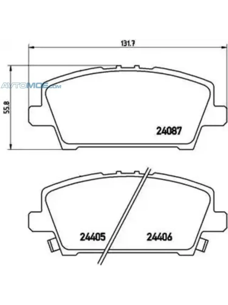 Колодки Winkod передние W1409BP