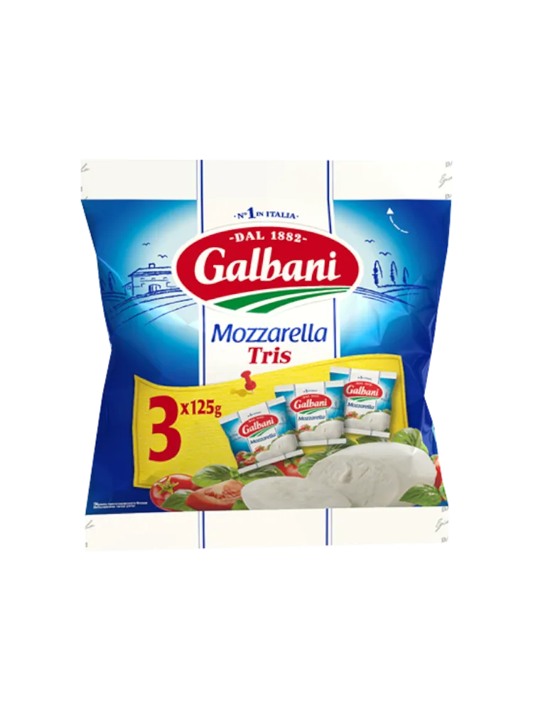 СЫР GALBANI 3*125Г MOZZARELLA 45% TRIS 