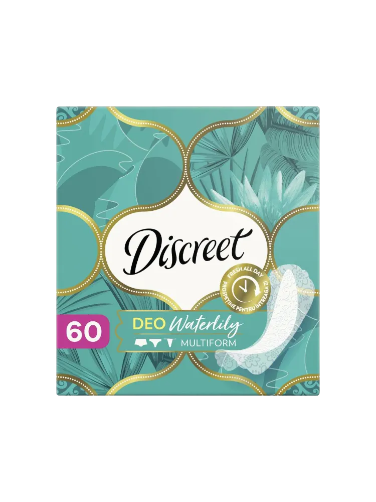ПРОКЛАДКИ DISCREET 60ШТ DEO WATERLILY