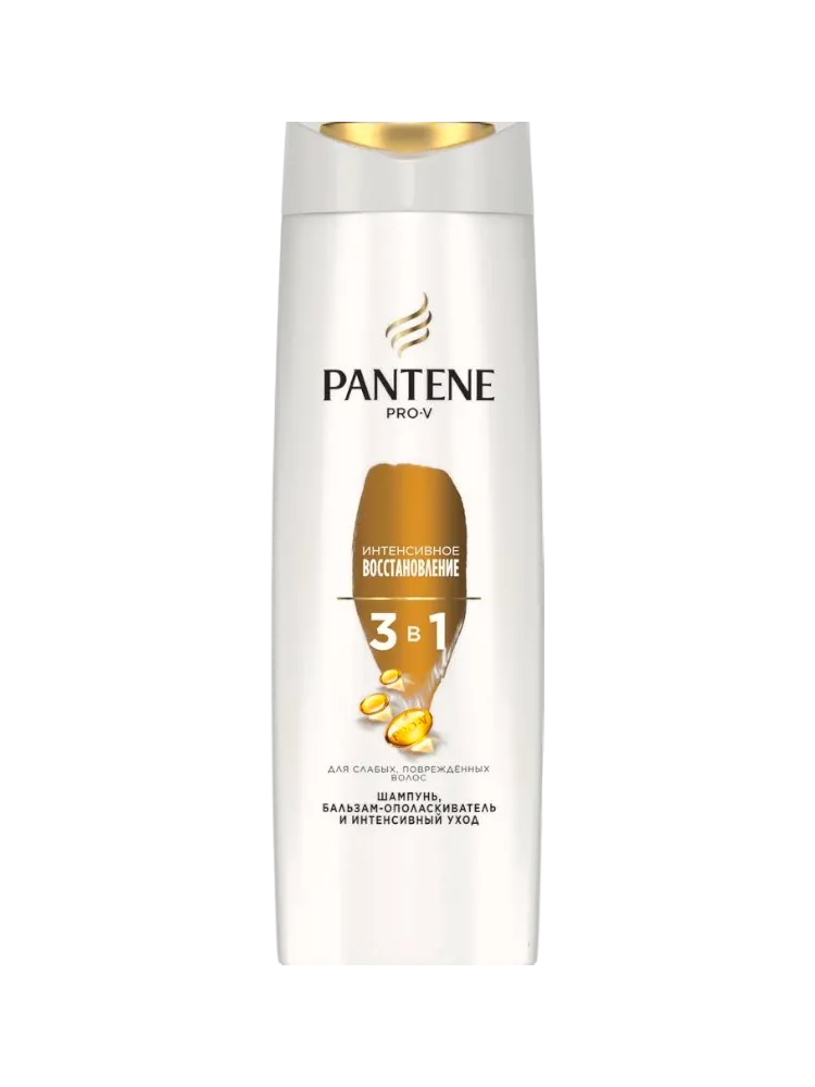 ШАМПУНЬ/БАЛЬЗАМ-ОПОЛАСК/ИНТЕНСИВ УХОД PANTENE 3В1 ИНТЕНСИВ ВОССТАНОВЛ 360МЛ - фото 1