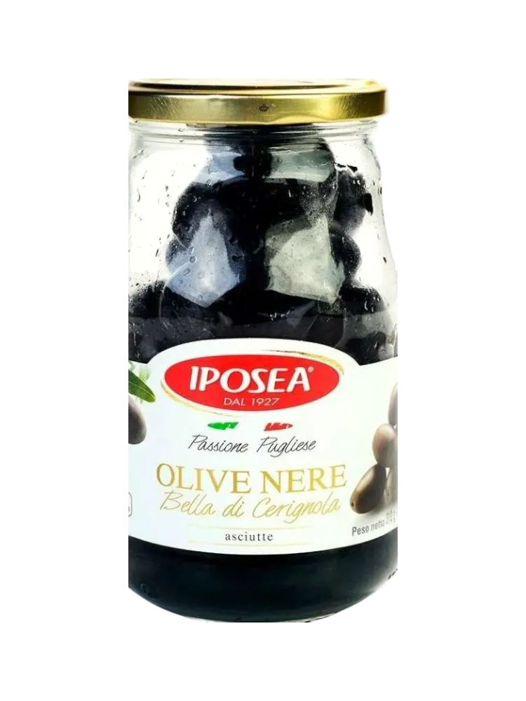 МАСЛИНЫ IPOSEA БЕЛЛА ЧЕРИНЬОЛА Б/ЖИДК 310Г 