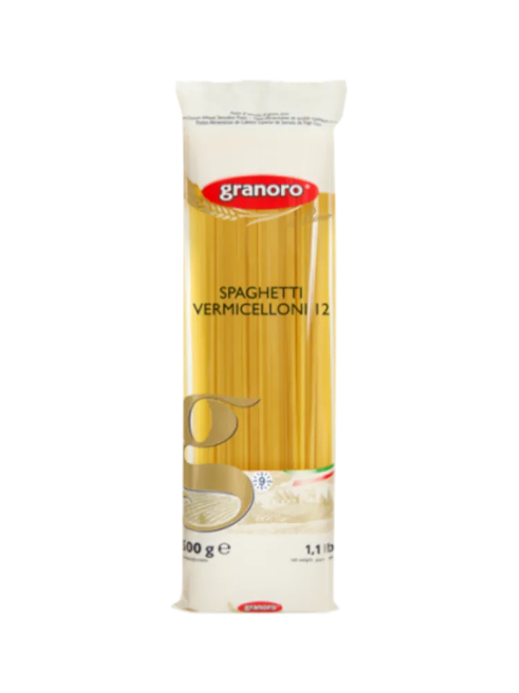 МАКАРОНЫ ГРАНОРО 500Г VERMICELLONI 12