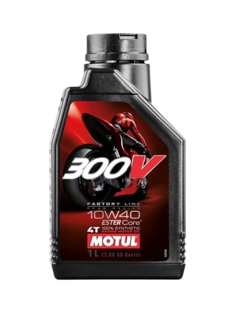Моторное масло Синтетическое Motul 300V 4T 10W-40 1 л