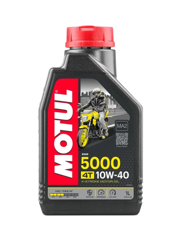 Моторное масло Полусинтетическое Motul 4T 5000 10W-40 1 л