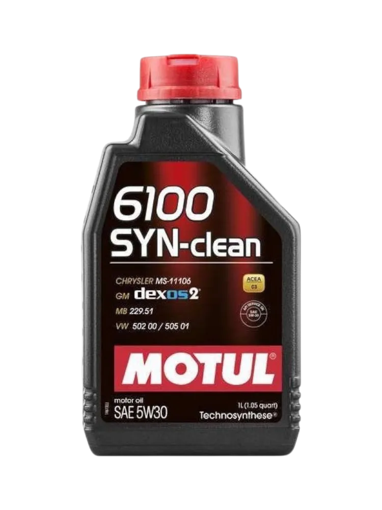 Моторное масло Синтетическое Motul 6100 SYN-clean 5W-30 1 л
