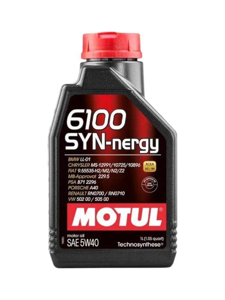 Моторное масло Синтетическое Motul 6100 SYN-nergy 5W-40 1 л