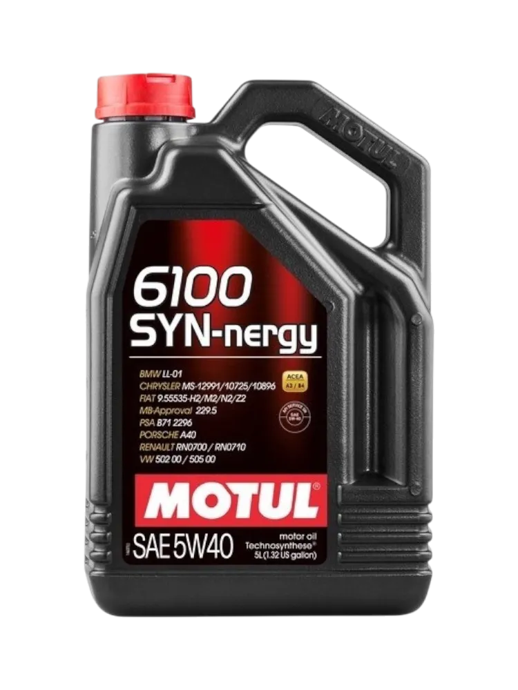 Моторное масло Синтетическое Motul 6100 SYN-nergy 5W-40 5 л