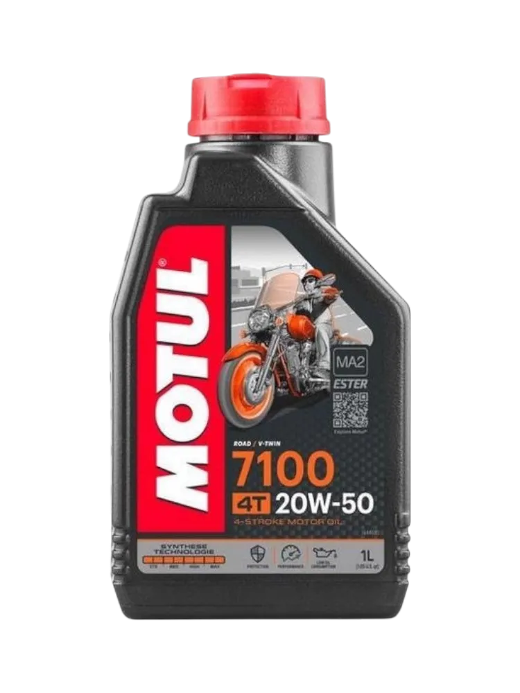 Моторное масло Синтетическое Motul 4T 7100 20W-50 1 л